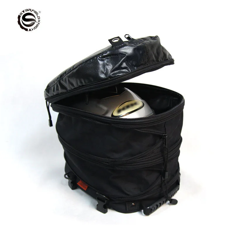Сумка для мотоциклетного шлема STAR FIELD KNIGHT, водонепроницаемый многоцелевой рюкзак для езды на мотоцикле Большой емкости, сумки для задних сидений мотоциклов Изображение 0