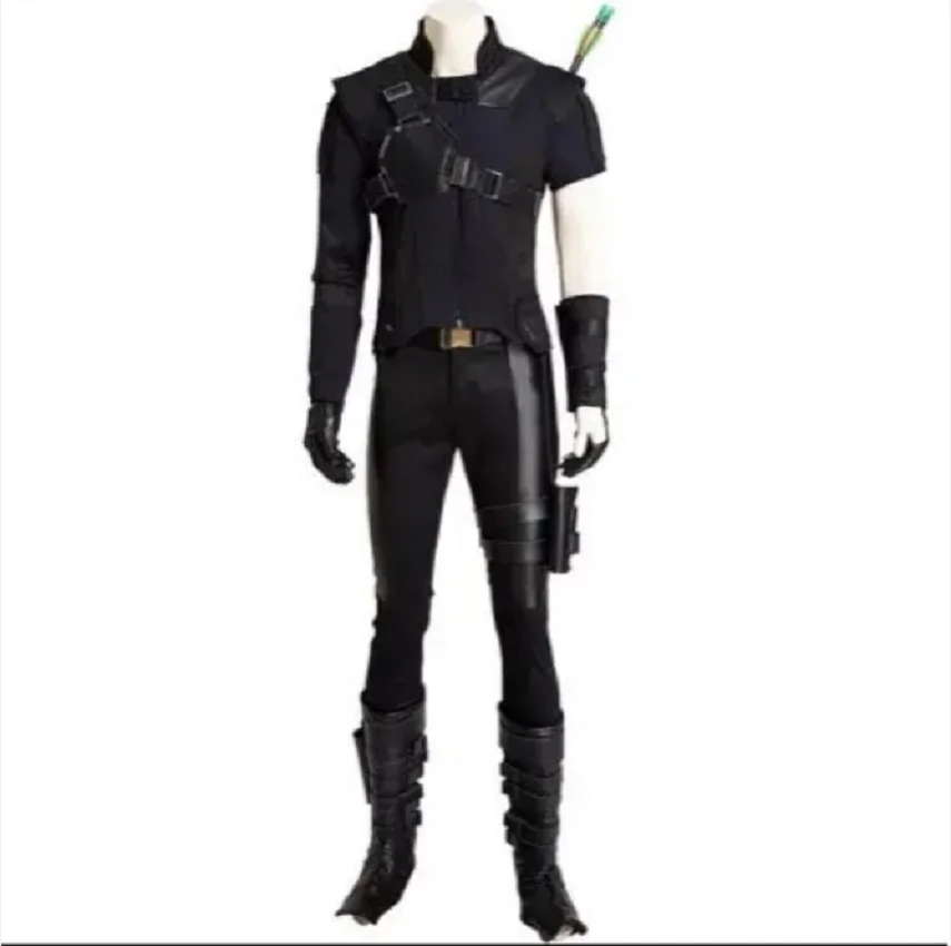 Новый Черный комплект для кино и телевидения (без оружия) Индивидуальная одежда для косплей-вечеринок Изображение 0