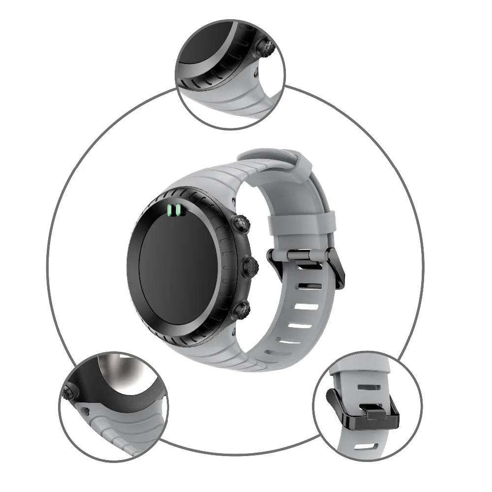 Ремешок для часов Suunto Core, силиконовый ремешок для часов, сменный браслет, браслет для смарт-часов Suunto Core, ремешок для часов Изображение 2