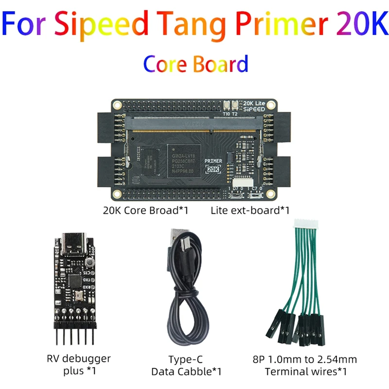 Для комплекта материнской платы Sipeed Tang Primer 20K 128M DDR3 GOWIN GW2A FPGA Goai Core Board Минимальная система (сварная) Изображение 0