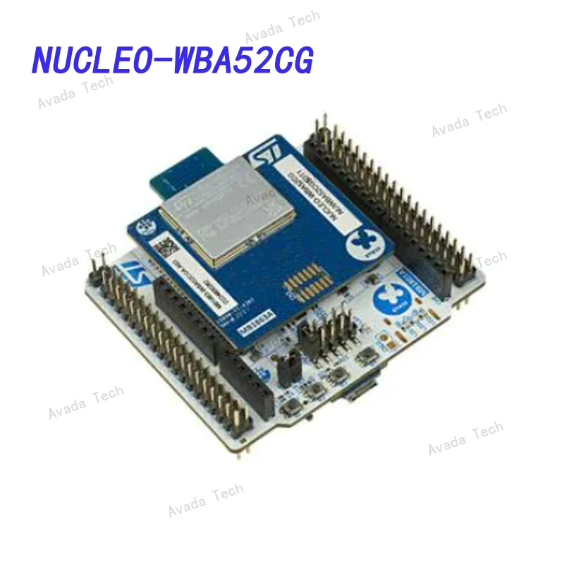 Плата разработки Avada Tech NUCLEO-WBA52CG STM32 Nucleo-64 с микроконтроллером STM32WBA52CG Изображение 0
