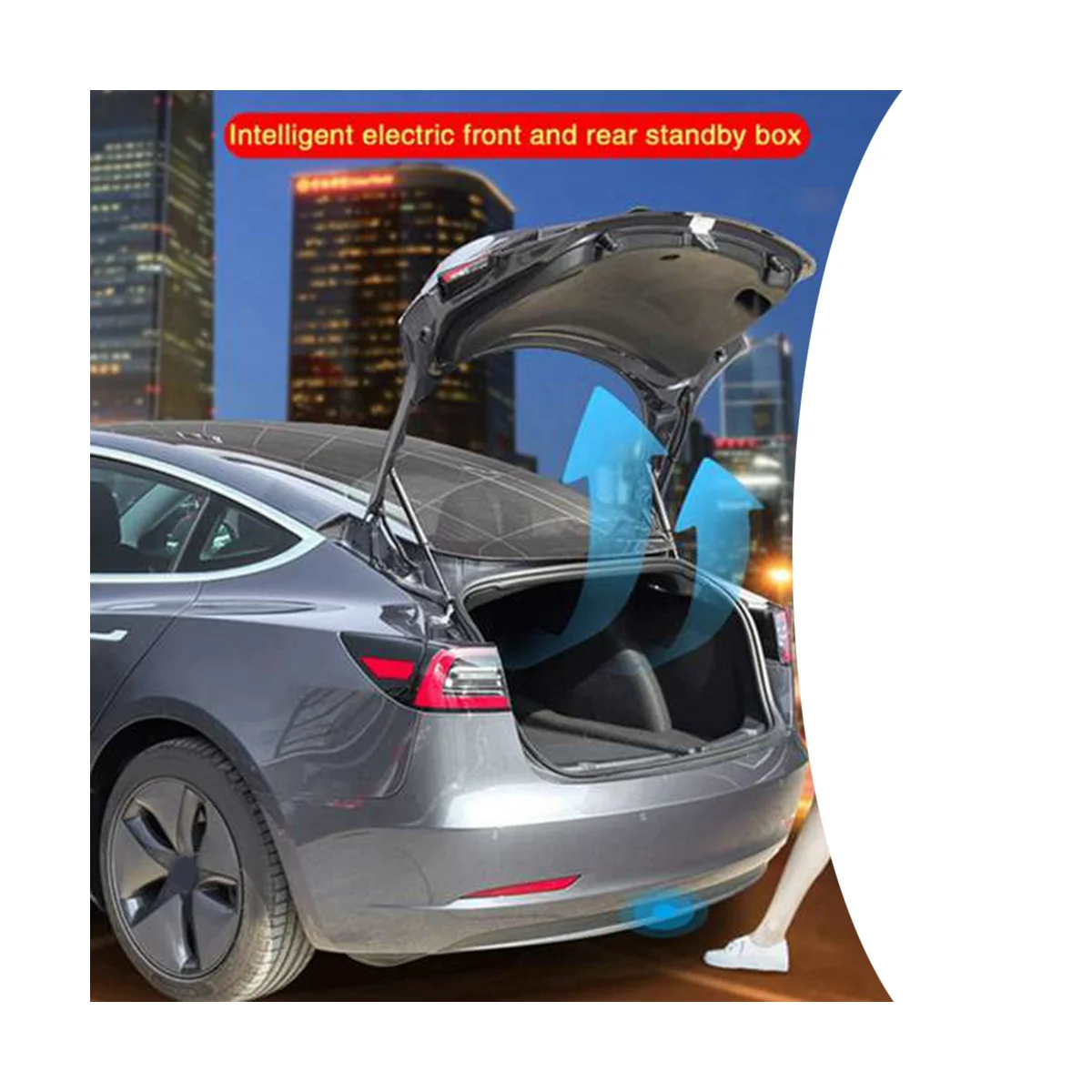 Автомобильный Умный Датчик Стопы, Электрический датчик задней двери, Электрическая Вспомогательная система для Tesla Model X Изображение 4